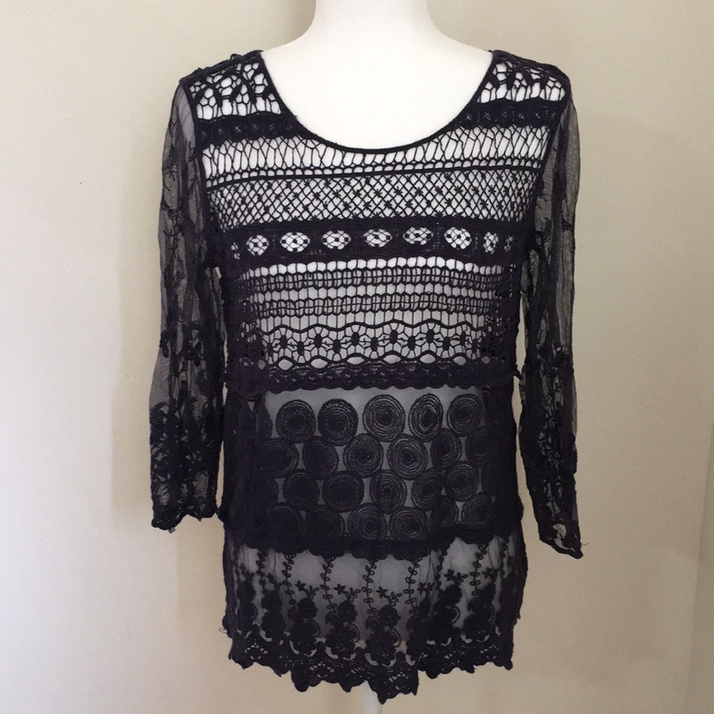 Chico’s net and Mesh top